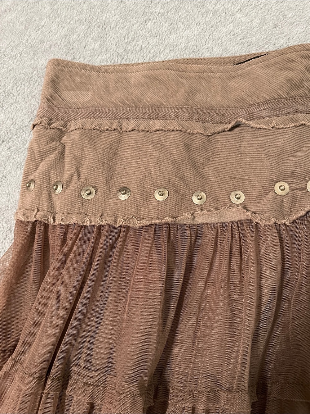 Morgan De Toi Tulle Skirt Small Western Fairy Grunge Indie Whimsigoth Festival - Picture 5 of 11